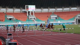 Atlet DKI Pecahkan Rekor PON Lomba Lari 100 Meter Gawang
