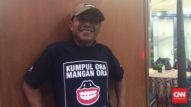 Kelompok The Panas Dalam mampu membetot perhatian pengunjung pada hari kedua gelaran Synchronize Festival 2018, di Gambir Expo Kemayoran, Jakarta Pusat.