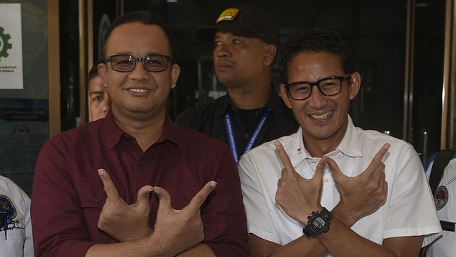 Anies Baswedan mengklaim elektabilitasnya masih dapat naik karena kekuatannya bersama dengan Sandiaga Uno adalah saling melengkapi.