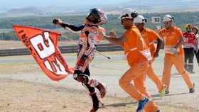 Catatan-catatan Menarik Usai Marquez Juara di Aragon