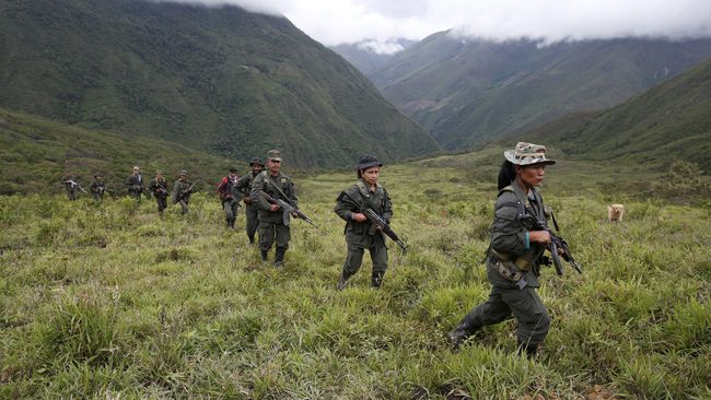 Bentrok Militer dan Pemberontak Kolombia, 10 Orang Tewas