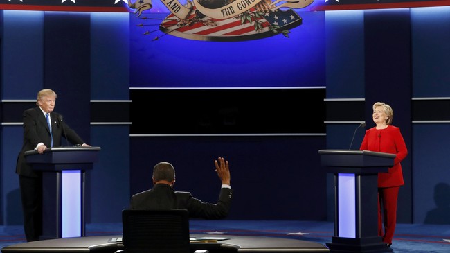 Penembakan warga kulit hitam jadi isu panas dalam debat pertama capres AS. Trump pun mengatakan bahwa warga keturunan Afrika dan Latin bagai hidup di neraka.
