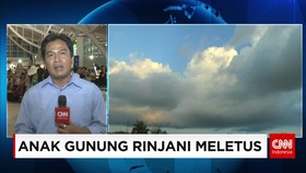 Anak Gunung Rinjadi Erupsi