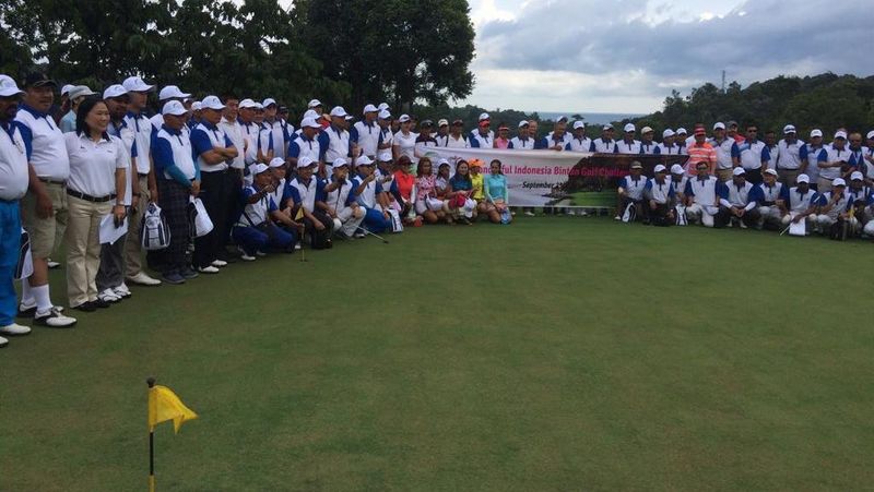 Minggu (25/9) pagi, perhelatan Wonderful Indonesia Bintan Golf Challenge 2016 diikuti oleh ratusan golfer
