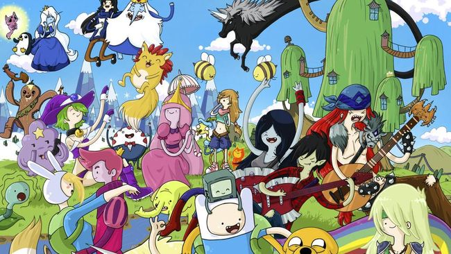 Adventure Time telah tayang tujuh musim. Sejumlah selebriti pernah tampil, mulai dari Andy Samberg sampai Neil Patrick Harris.
