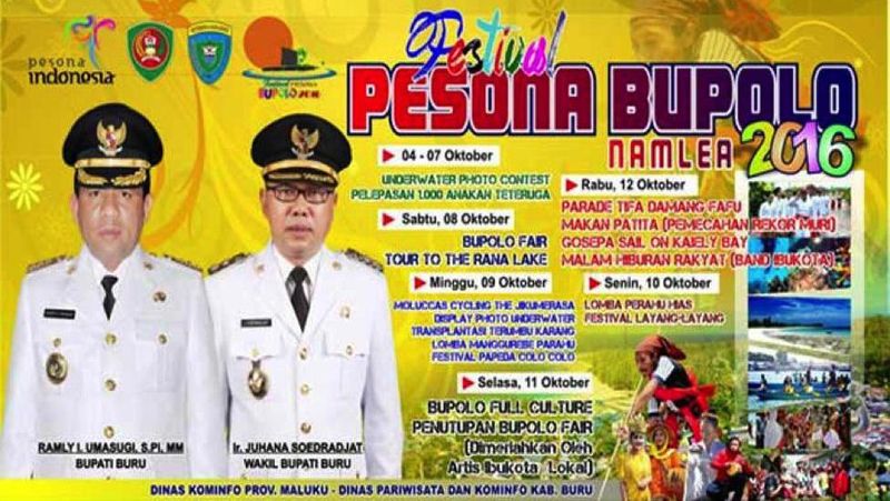 Bulan Oktober nanti, giliran Maluku yang akan mengeksplor keindahan alam dan budayanya.