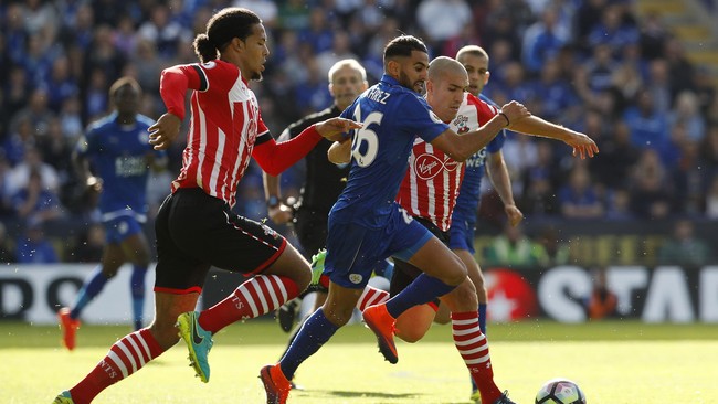 Duel Leicester vs Southampton di Stadion King Power berakhir dengan skor 0-0. Kedua tim pun masih tertahan di papan tengah klasemen.