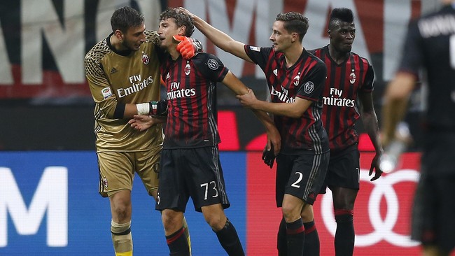 Vincenzo Montella mengaku puas dengan keberhasilan AC Milan bangkit dari ketinggalan 1-3 dan menang 4-3 di akhir laga lawan Sassuolo.