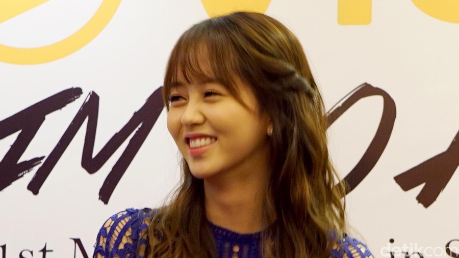 Kim So Hyun saat ditemui di Singapura
