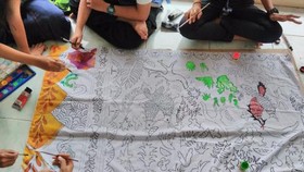 Museum Batik SMP Sekolah Alam Cikeas