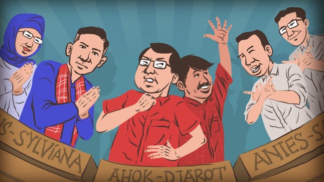 Ahok yang keras, Anies yang santun, dan Agus yang cerdas. Warga Jakarta akan menentukan karakter mana yang paling pas untuk menduduki kursi DKI 1.