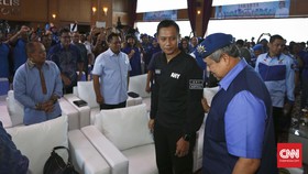 AHY: SBY Hanya Titip Salam Hormat untuk Ma'ruf Amin