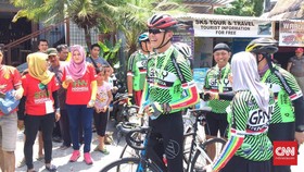 Ajak Istri Ikuti GFNY, Gubernur Jateng Terpukau Jalur Balap
