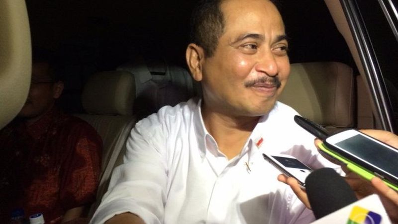 Menteri Arief Yahya memberikan paparan di hadapan bawahannya pada Rapim di Gedung Sapta Pesona, Kamis (6/10/2016)