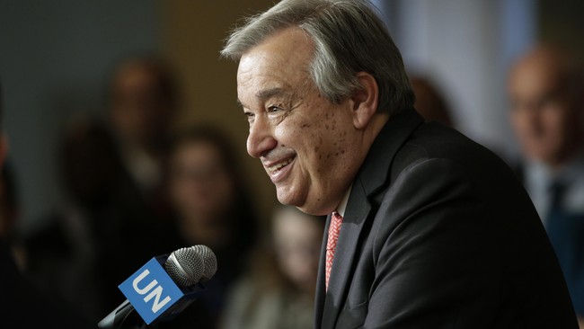 Sekjen PBB Antonio Guterres mengecam penahanan pemimpin de facto Myanmar, Aung San Suu Kyi dan sejumlah tokoh pemerintah oleh junta militer.