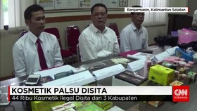 Polda Kalimantan Selatan Sita Puluhan Ribu Kosmetik Ilegal