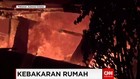Kebakaran Terjadi di Kawasan Padat Penduduk di Makassar