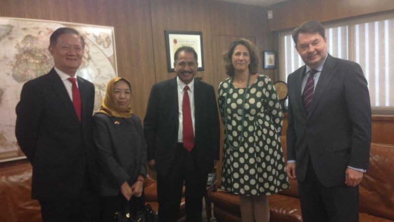 Menteri Pariwisata RI, Arief Yahya berkesempatan mengunjungi UNWTO, markas lembaga PBB yang mengurus pariwisata di Madrid, Spanyol
