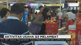 Kegiatan Usaha Kuartal III RI Melambat