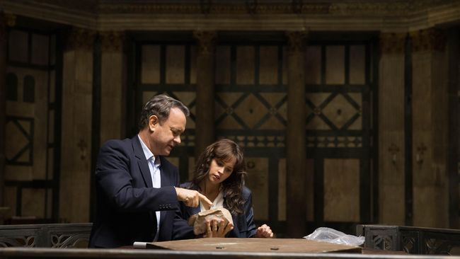 Cuplikan film Inferno yang dibintangi oleh Tom Hanks dan Felicity Jones. (Dok. Columbia Pictures/Imagine Entertainment)