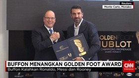 Buffon Jadi Kiper Pertama Raih Penghargaan Golden Foot