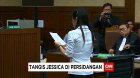 Tangis Jessica di Persidangan