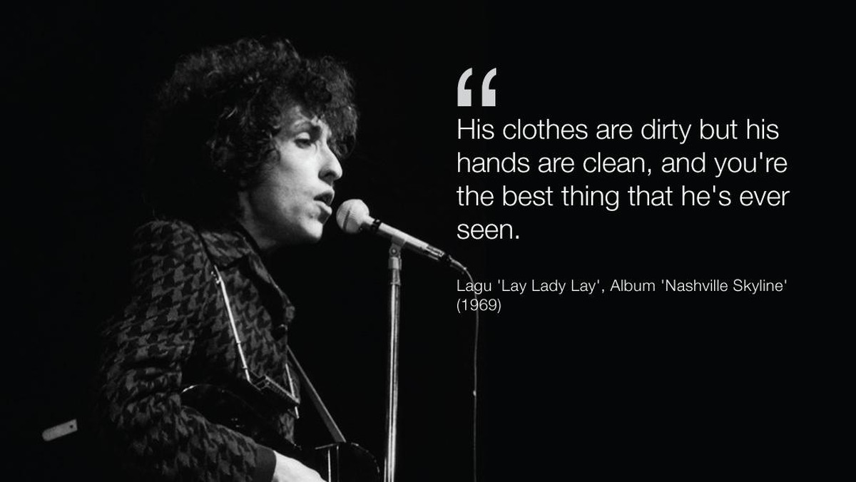 Delapan Lirik Puitis Bob Dylan
