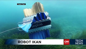 Robot Menyerupai Ikan yang Dapat Merekam Dalam Air