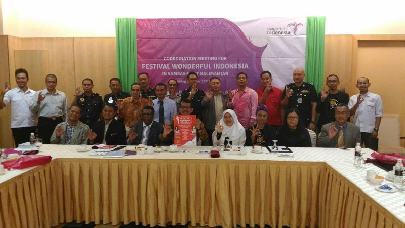 Kementerian Pariwisata akan kembali menggelar kegiatan Festival Wonderful Indonesia (FWI) di cross border, Kab. Sambas Kalbal Aruk untuk yang ke-4 kalinya.