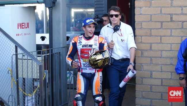 Pebalap Repsol Honda Marc Marquez punya banyak cara untuk menjadi juara dunia MotoGP 2018 pada balapan MotoGP Jepang di Sirkuit Motegi, Minggu (21/10).