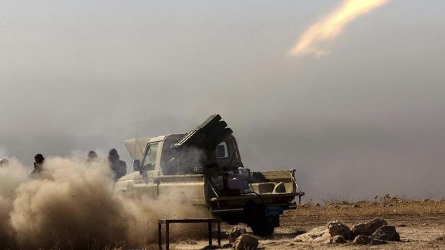 Serangan Roket Kembali Terjadi Dekat Kedubes AS di Irak Serangan tiga buah roket menghantam dekat kantor kedutaan AS di Baghdad, Irak.