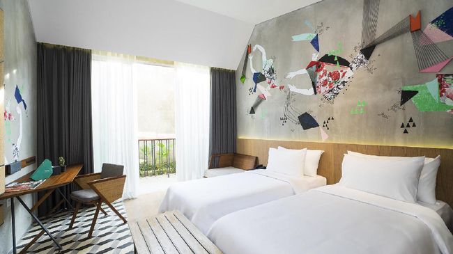 Seni dan bisnis bisa bersatu. Konsep itu diterapkan dalam Artotel Sanur, hotel bertema kontemporer yang menggairahkan kawasan Sanur, Bali.