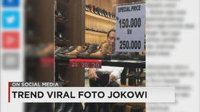 Tren Viral Foto Blusukan Jokowi