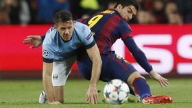 Barcelona dan ManCity Berebut Penguasaan Bola