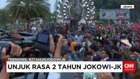 Unjuk Rasa Pada 2 Tahun Pemerintahan Jokowi-JK