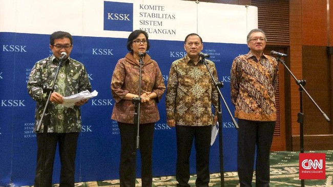 Komite Stabilitas Sistem Keuangan (KSSK) mewaspadai sejumlah risiko dari dalam dan luar negeri seperti inflasi dan kebijakan ekonomi Amerika Serikat.
