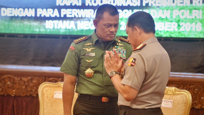Stabilitas ekonomi yang berhasil dijaga Pemerintah menurut Panglima TNI Jenderal Gatot Nurmantyo menimbulkan potensi ancaman dari negara lain.