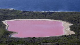 Turis China Menyerbu Danau Pink Australia