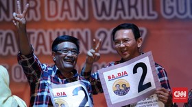 Soal Pidato, Ahok Sebut Djarot Lebih Hebat