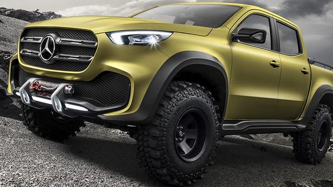 X Class Jadi Debut Pick up Double  Cabin  Mercedes Benz