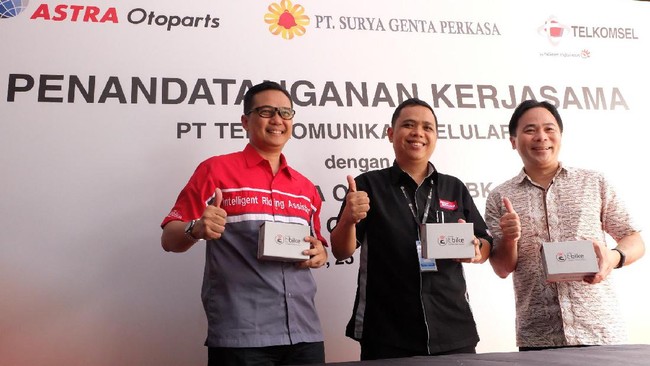 Solusi IoT yang dimiliki oleh Telkomsel, T-Bike, semakin diperluas pemasarannya dengan menggandeng Astra Otoparts.
