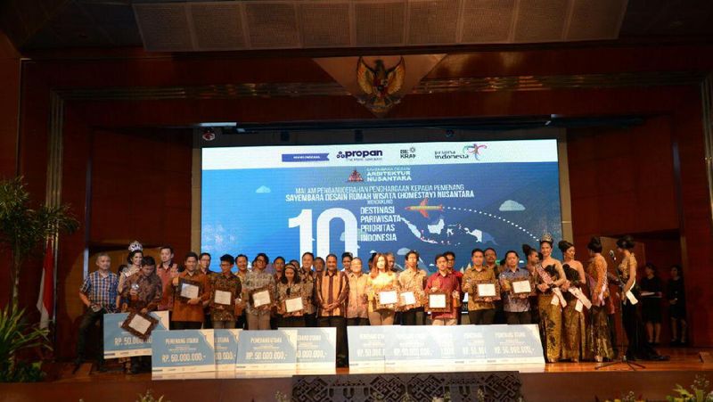 Lomba Desain Arsitektur Nusantara akhirnya menemukan 10 pemenangnya.