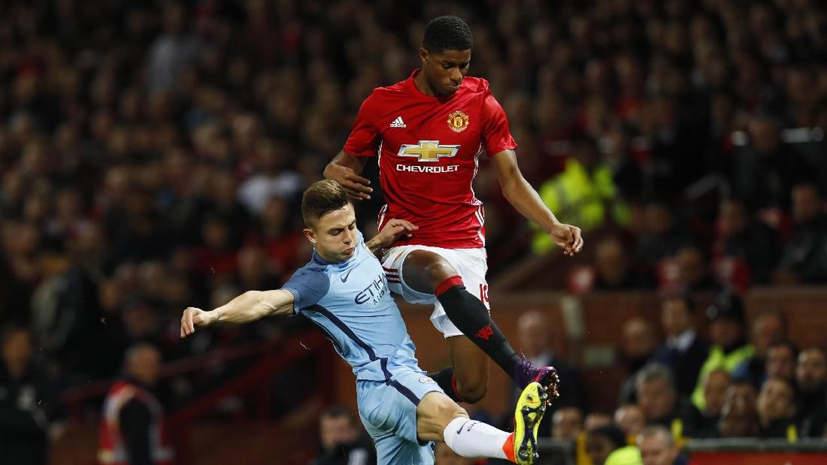 Mengintip Aksi-aksi Duel Derby Manchester