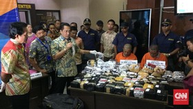 BNN Sita Puluhan Kilogram Narkotik dari Malaysia