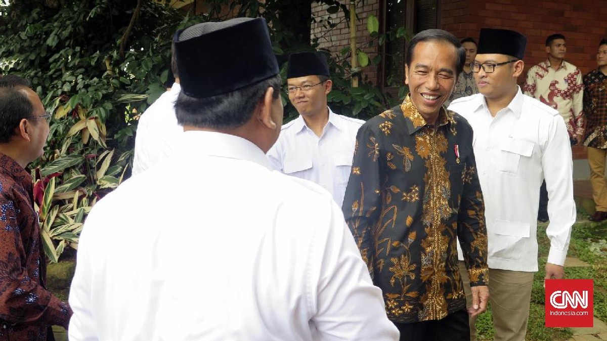 Kemesraan Jokowi-Prabowo di Hambalang