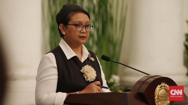 Menlu Indonesia Retno Marsudi mengatakan, dunia tidak bisa menghadapi ancaman teror tanpa bekerja sama. Dia berharap Interpol bisa jadi koordinator atasi teror.
