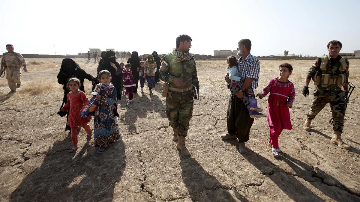 Perjuangan Warga Irak Kabur dari Belenggu ISIS
