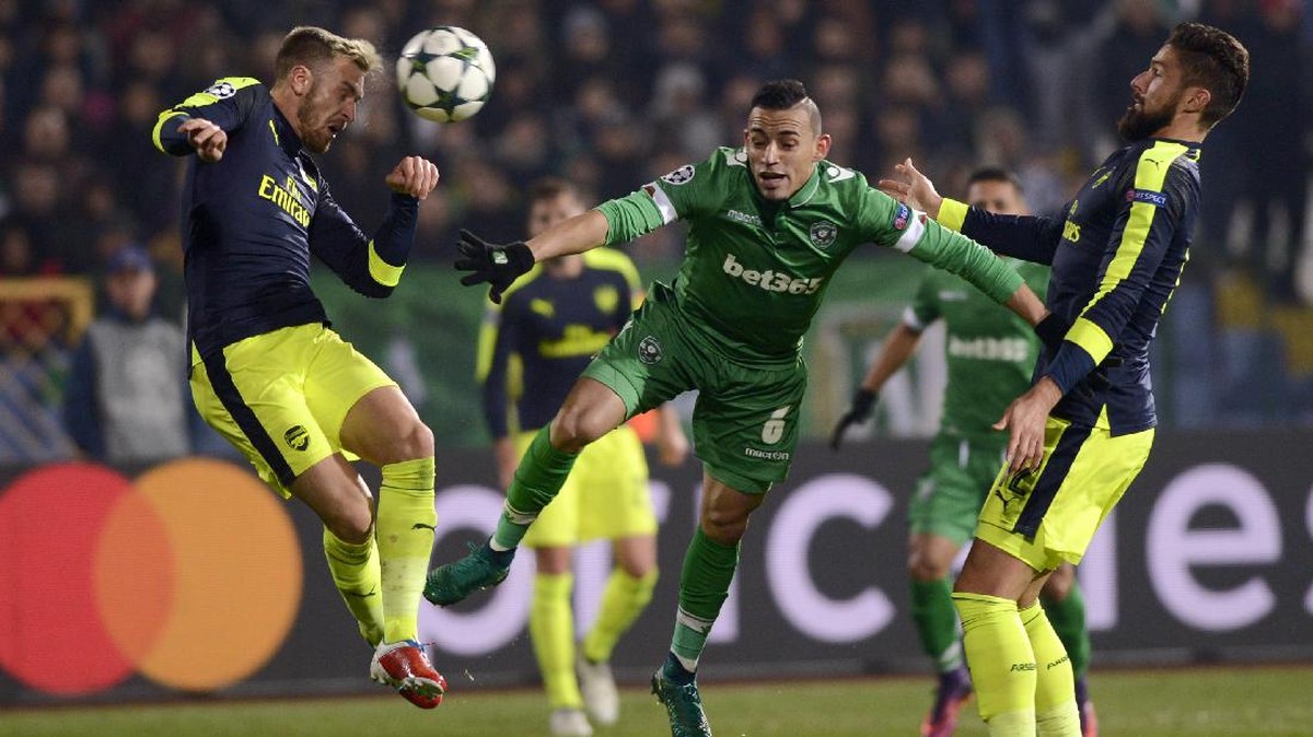Aksi Heroik Arsenal di Markas Ludogorets Razgrad