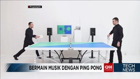 Bermain Ping Pong dengan Iringan Musik