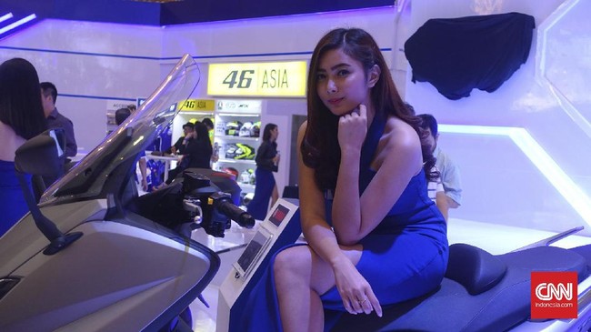 Tak seperti APM lain yang mengusung tema motor sport, Yamaha jadi pemain tunggal yang memperkenalkan skuter matik di IMOS 2016.
